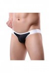 Générique Lingerie Homme Sexy Hot Briefings sans Boutons pour Hommes brossés Respirants Sexy Double Culotte Pantalon Pantalon