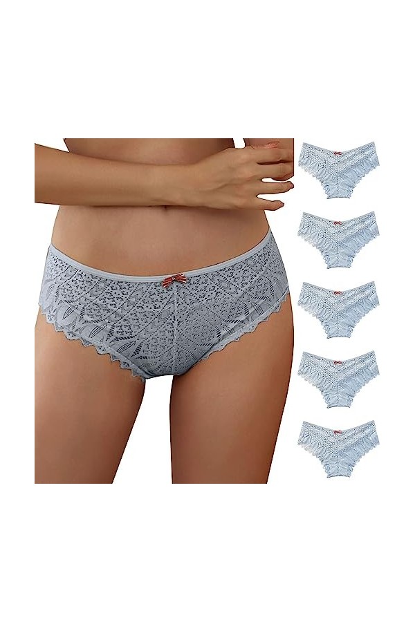 2024 Culottes pour femmes Crochet Dentelle Culotte Sexy Creux Sous-vêtements Commandes à Livrer Mes Commandes Mes Commandes O