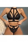 Porte Jarretelles Complet Robe Sexy Complet Intime Babydoll Ensembl Excitante Coquine Luxe Nuisette Hot Ouvert Ensemble Body 