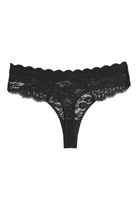 Strings pour Tanga Feminins Hot Slips Chic en Dentelle Culotte Taille Basse Blanc sous-Vetements de Coton Croisées Panties