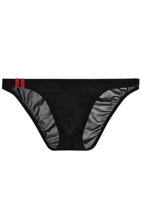 Générique sous-vêtements Transparents en Soie glacée pour Hommes Taille Basse Slip Sexy Convexe en U Culotte Transparente et 