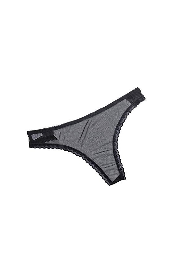 Doublehero Lingerie Sexy Femme String Ultra-Mince Complet Taille Basse Transparente Breifs Sexy Culotte Sexy intimes pour Fem