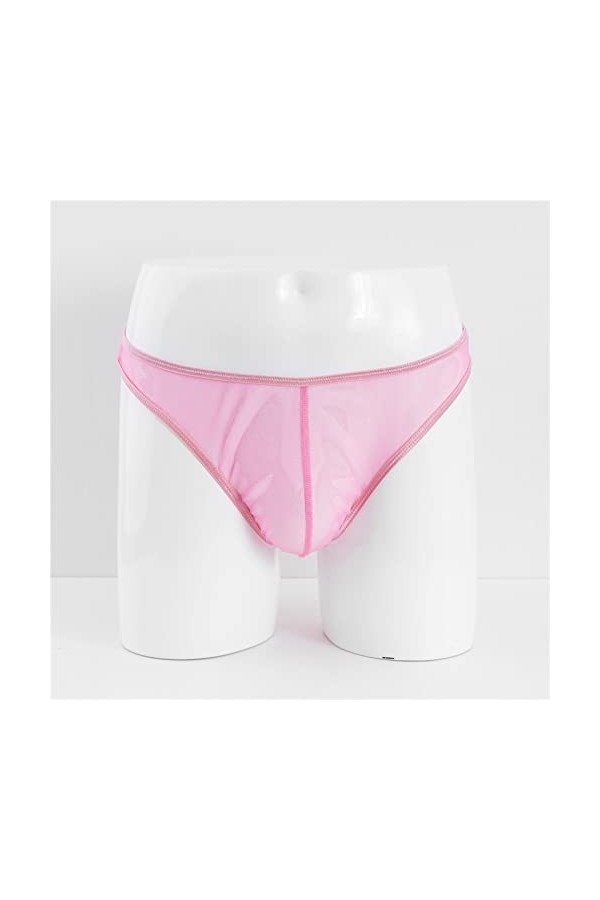 LKRSEEF Travesti String Gay Chic Sexy Hot sous Vetement Mini Erotique Bretelle Shorty Corset Slip Dentelle Bondage Transparen