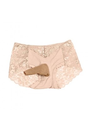 LKRSEEF Chic Culotte Homme Erotique Travesti Slip Crossdresser Bretelle Cosplay Lingerie Transparent sous Vetement Ouvert Ten