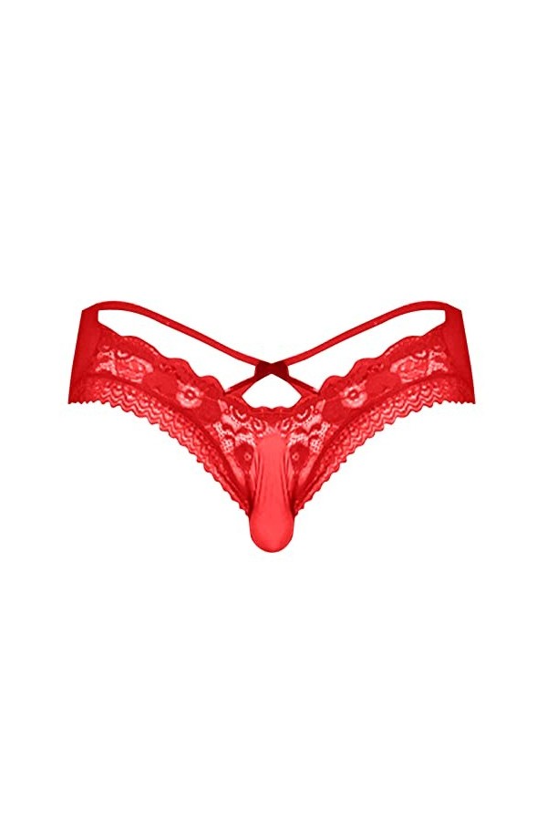 LKRSEEF Cosplay Lingerie Homme Adulte Erotique Corset Tenue Dentelle Bretelle Travesti Shorty Sexy Hot Slip Crossdresser sous