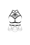 BBOHSS Ensemble de soutien-gorge pour femme - Mode - Bas creux - Pour festival, bleu ciel, taille unique