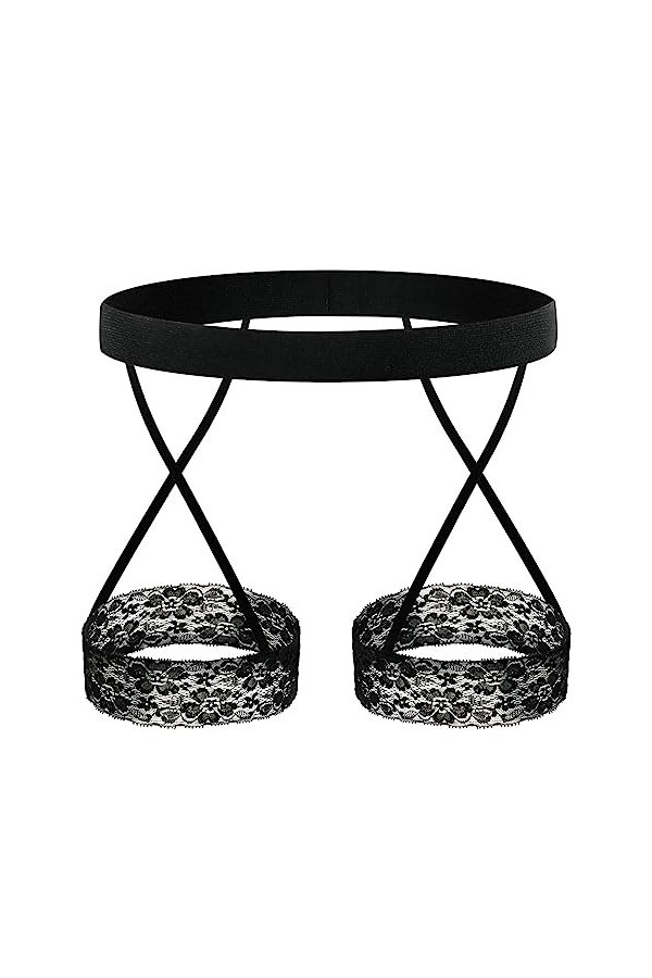 LKRSEEF Bretelle String Gay Corset Travesti Slip Mini Erotique Chic Culotte Transparent sous Vetement Elephant Tenue Sexy Hot