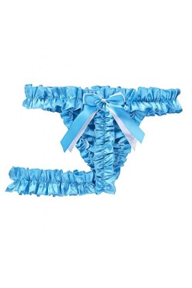 LKRSEEF Transparent String Gay Corset Cosplay Tenue Mini Bretelle Sexy Hot Culotte Chic Slip Sissy Bondage Travesti Ouvert Er