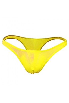 LKRSEEF Sexy Hot String Homme Transparent Moulant Slip Kangourou Sissy Ficelle Chic Tanga Erotique Body Extra Light Boxer Ouv