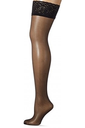 Passion Bas Autofixants Noir ST022 Taille 3/4