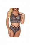 sous-Vetements Femme Dentelle Lingerie Sexy Ensemble 2 Pièce Ensemble Soutien Gorge et String Erotique Vêtements De Nuit Sexy