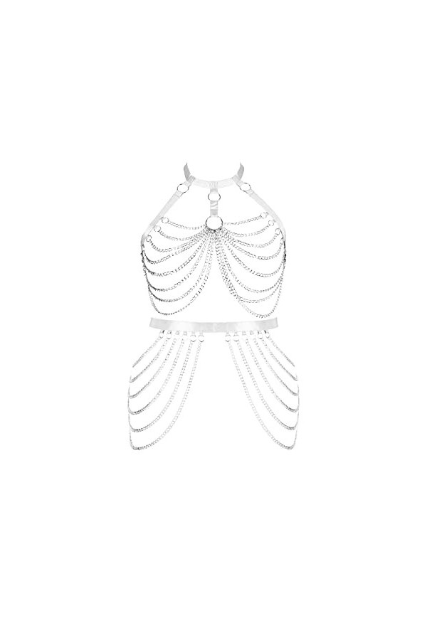 Femmes Bretelles Soutien - Gorge Plus Taille Garter Set sous - vêtements Soutien - Gorge évidé Jambes Garter Set Carnaval Dan