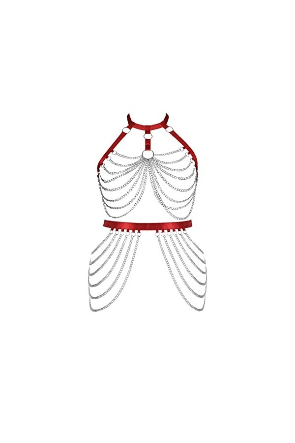 Femmes Bretelles Soutien - Gorge Plus Taille Garter Set sous - vêtements Soutien - Gorge évidé Jambes Garter Set Carnaval Dan