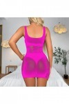 LDadgf Robe translucide à manches courtes pour femme - Mini robe de club moulante décontractée - Lingerie de Pâques, Rose, Ta