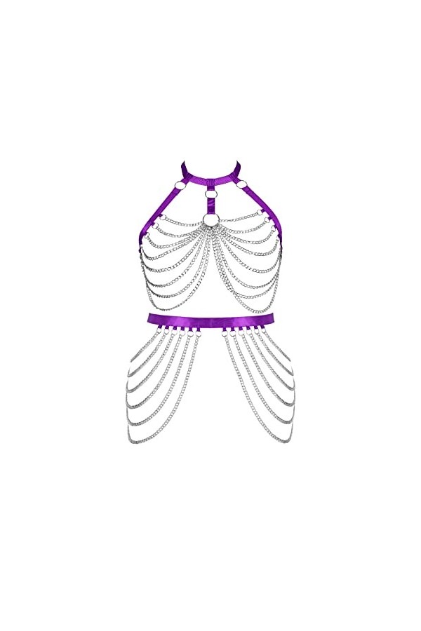 Femmes Bretelles Soutien - Gorge Plus Taille Garter Set sous - vêtements Soutien - Gorge évidé Jambes Garter Set Carnaval Dan