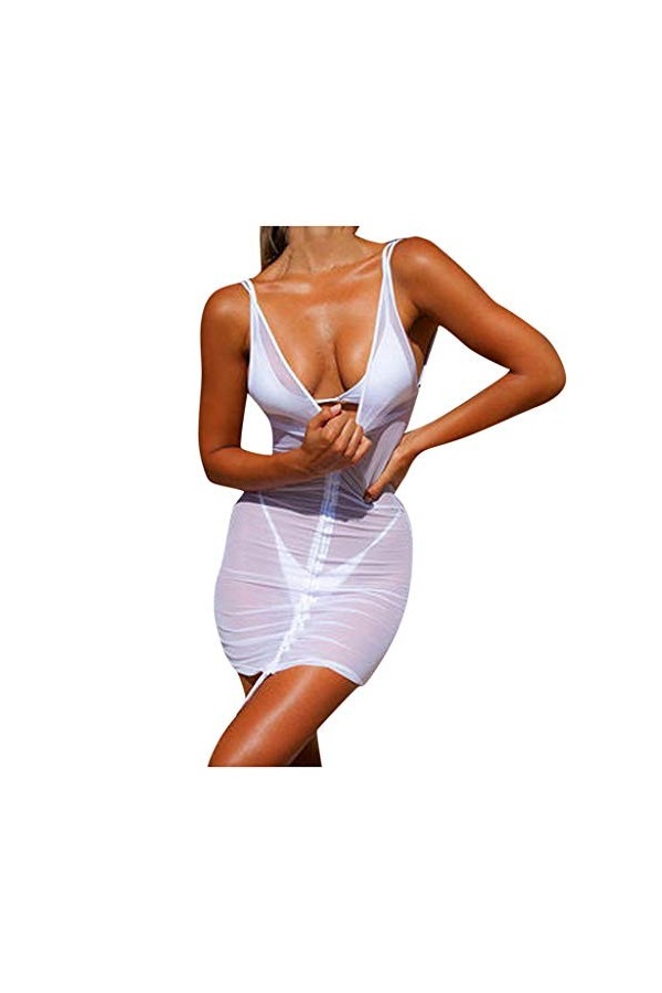 Lingerie Sexy Femme Body et Combinaison Dos en Dentelle Décolleté en V Sexy Teddy Sensuelle Coquin Sexy Ensemble Mesh Sexy Li