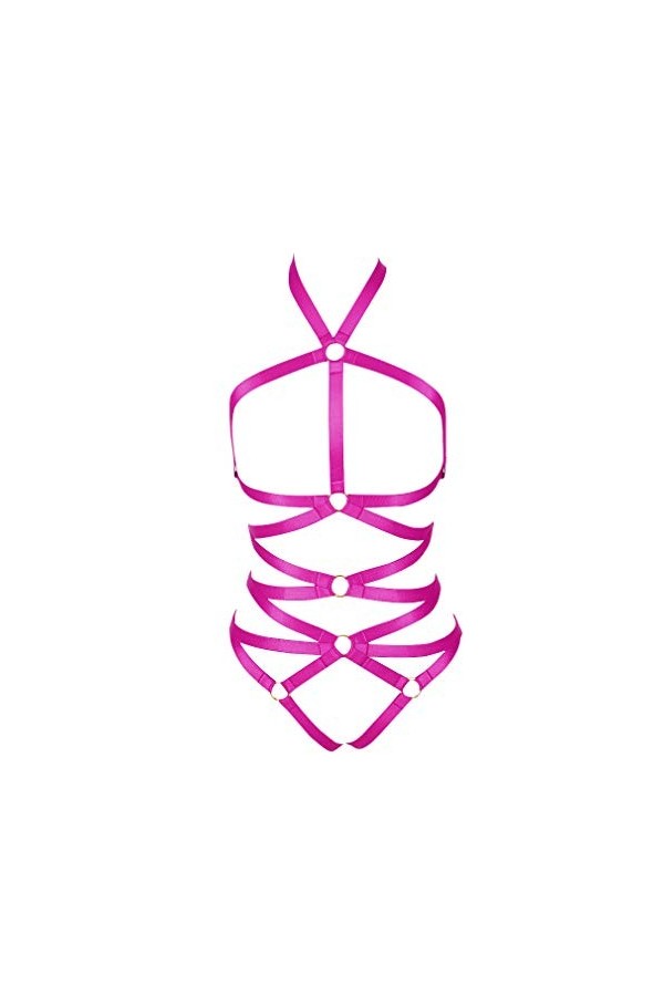 PETMHS Ensemble de lingerie pour femme avec soutien-gorge et bretelles - Vert - Taille Unique