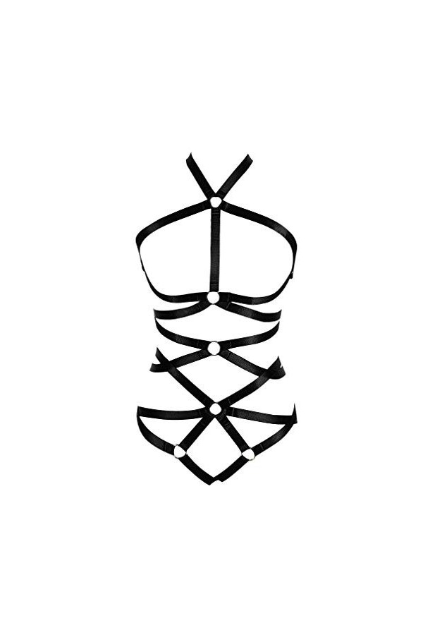 PETMHS Ensemble de lingerie pour femme avec soutien-gorge et bretelles - Vert - Taille Unique