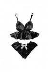 Ensemble de lingerie sexy en dentelle pour femme, 5 - Noir, XL