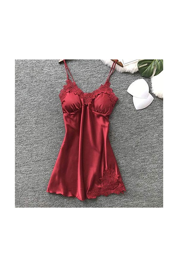 Lingerie Femme Sexy Ensemble Homme Sexy Hot y20k Dress Pad Dentelle sous-vêtements Robe Lingerie Sleepwear Sexy Nightwear Fem