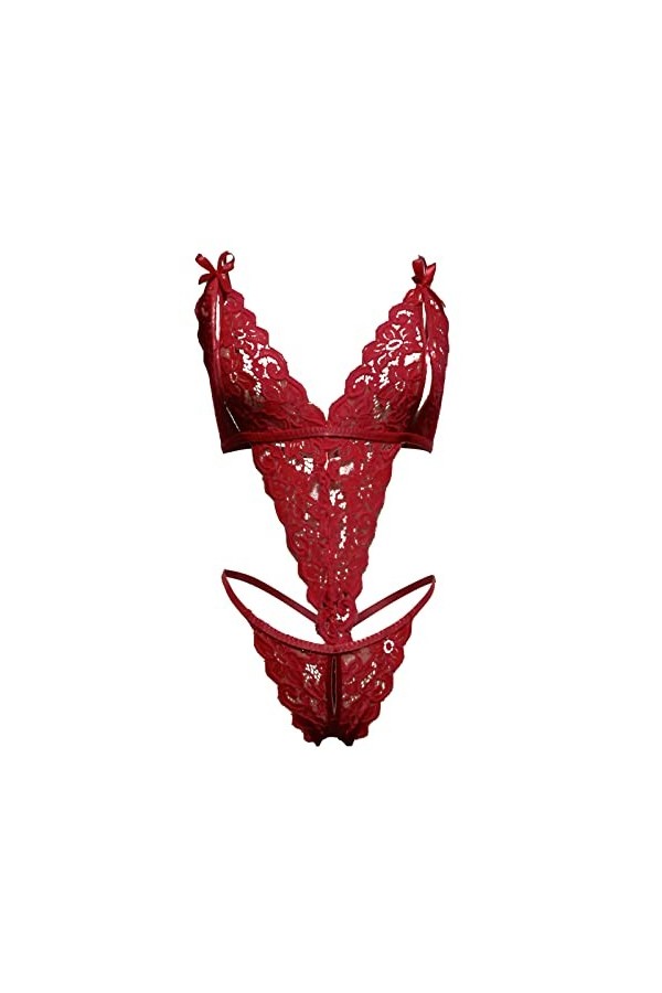 Lingerie Femme Sexy Ensemble Homme Sexy Hot y28.k Ensemble de sous-vêtements de Lingerie Sexy Transparents imprimés en Dentel