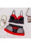 Lingerie Femme Sexy Ensemble Homme Sexy Hot y22k Ladies Lace Trois pièces Sexy Couleur Lingerie sous-vêtements Assortis Mode 