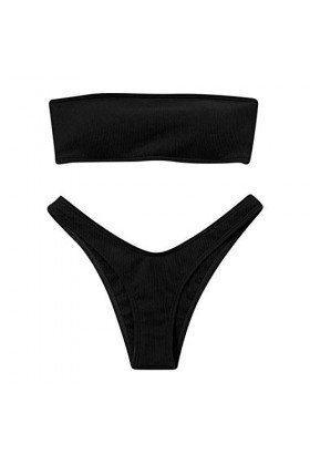 iYmitz Ensembles Sexy Femme Maillot de Bain Deux pièces pour Femme avec contrôle de la Taille