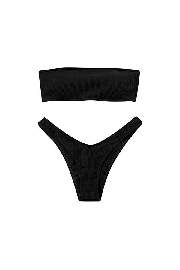 iYmitz Ensembles Sexy Femme Maillot de Bain Deux pièces pour Femme avec contrôle de la Taille