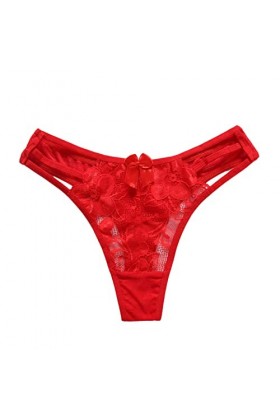 HERSIL Sous-vêtements pour femme Culotte sexy en dentelle Hipster Slip doux pour femme Respirant Panties G-Strings Tangas Lin