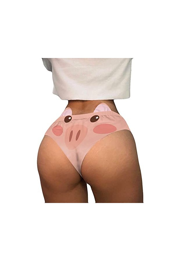 Lingerie Femme Sexy Ensemble Homme Sexy Hot y*2k sous-vêtements de Queue de Taille Moyenne danimaux imprimés en 3D pour Femm