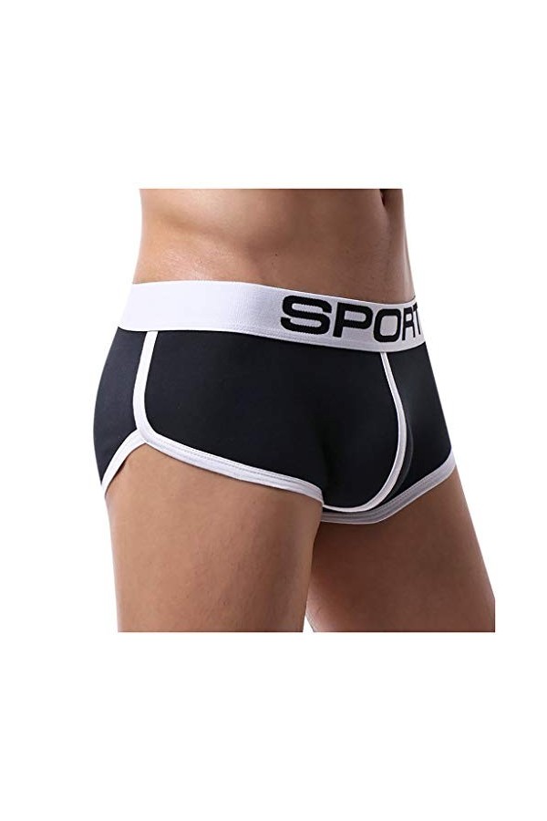 Lingerie Sexy Femme sous-vêtements Sexy pour Hommes Shorts Solid Slip Pouch Soft Cotton Briefs Panties Combinaison Sexy Ouver