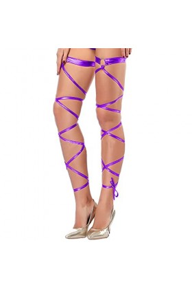 2023 New y23k Style Lingerie Ceinture Femmes Slippery Anneau Imitation Jambe Ceinture Cravate sous-vêtements Sexy Long Sexy C