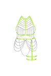 Femmes Bretelles Soutien - Gorge Mode Plus Taille Cage Soutien - Gorge Encolure Lacets Ensemble Punk Gothique Carnaval Dance 
