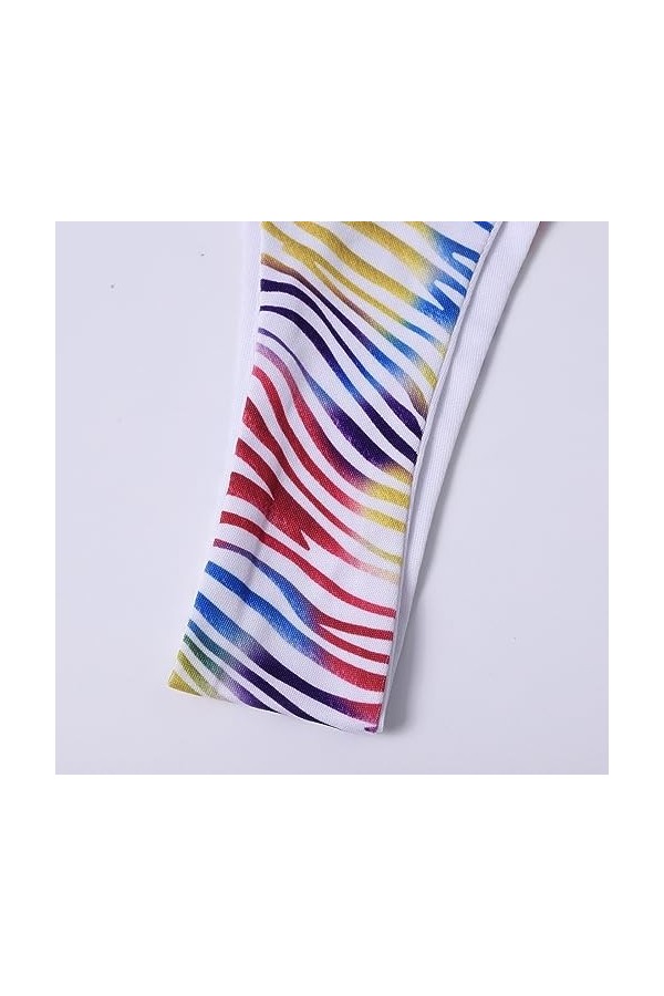 Slips Femme en Pur Coton et Soie Culottes Stretch Pantalons Triangle Taille Haute String Elasticité Tangas Couleur Unie Coqui