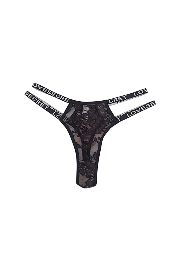 KEIZHUONIQIU Tanga-Strings et T-Back Tangas de Femme Sexy Slips Respirant Dentelle Patchwork Culottes Taille Basse Léopard so