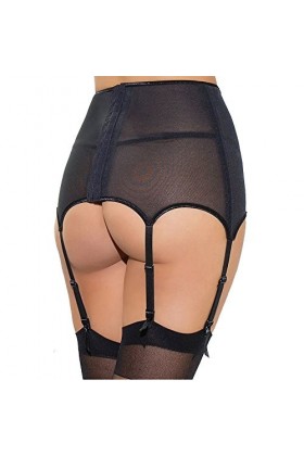 UOWEG Lingerie Ceinture suspendante jarretière Thigh-Highs Femmes Dentelle Sexy Robe Moulante Sexy Black, M 