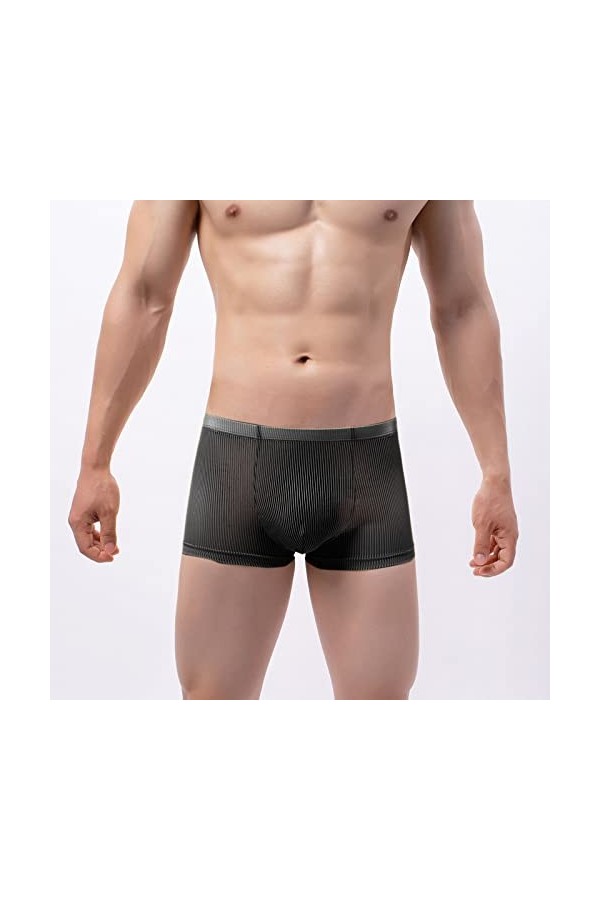 Lingerie Femme Sexy Ensemble Homme Sexy Hot y21k Hommes Solide Couleur Sexy Respirant Taille Basse Tricoté Robe Légère Hommes