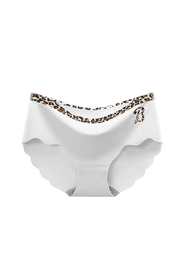 Slips Femme Stretch String Elasticité Pantalons Triangle en Pur Coton et Soie Culottes Taille Haute Tanga sous Vetement Elega