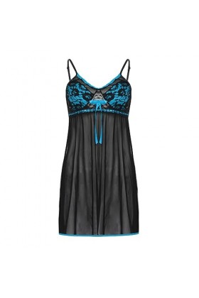 Ensemble Lingerie Feminine Sexy, Ensemble de Lingerie Sexy pour Femme avec Porte Jarretelles Soutien Gorge et Culotte en Mail