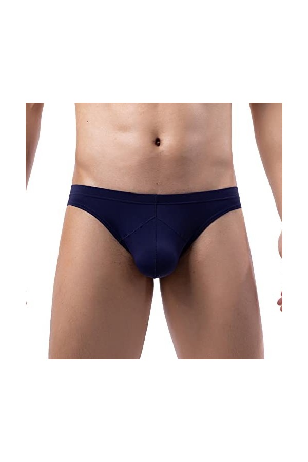 XIUH String Homme Sexy Transparent Slip de Bain Homme Moulant Brillant String Slips Slip érotique Ouverte Hot Homme Briefs Ba