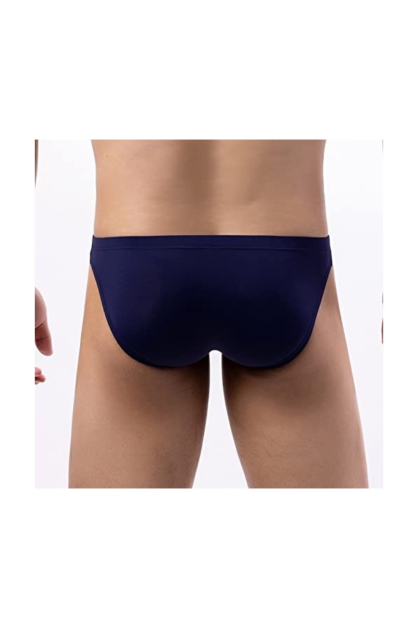 XIUH String Homme Sexy Transparent Slip de Bain Homme Moulant Brillant String Slips Slip érotique Ouverte Hot Homme Briefs Ba