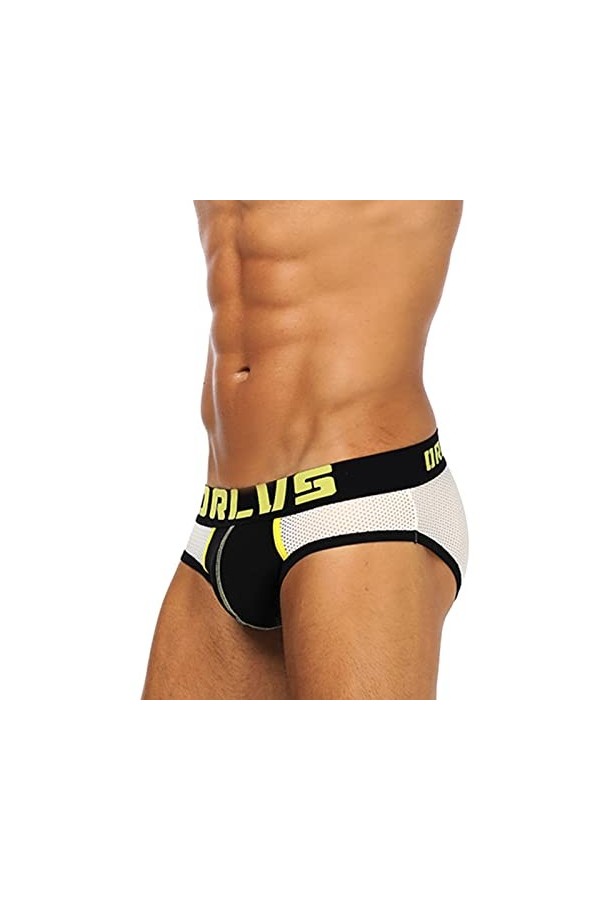 Culotte sexy pour homme - Boxer sexy pour homme - Sous-vêtements érotiques pour homme - String, Noir , M