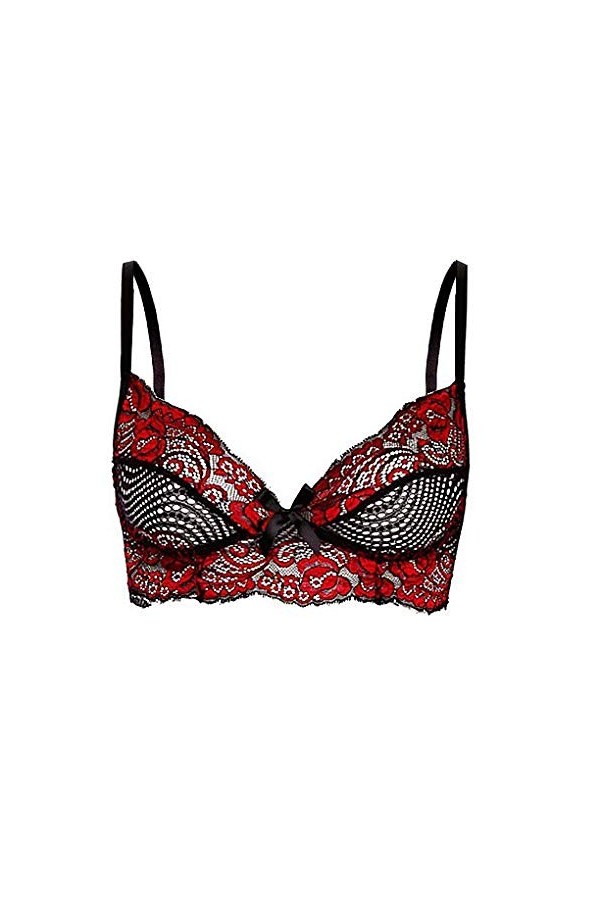 Lingerie Femme Sexy Ensemble Homme Sexy Hot y25k Set Dentelle avec des sous-vêtements de jarretière Broderie Sexy Femmes + Th