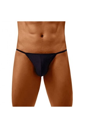 CreoQIJI Sous-vêtements pour homme M - En coton - Sexy et respirant, Noir , XXL