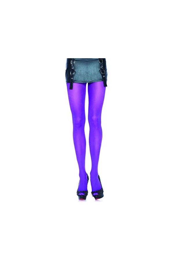 Leg Avenue 7300 Collant en Nylon Violet Tu Eur 34-38