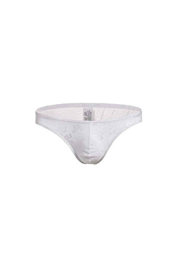 Strings Et Tangas pour Homme Sportif Tanga Thong ​sous-vêtement Élastique Taille Basse Respirant Comfort Lingerie pour Hommes