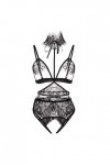 Femme Lingerie Sexy Ensemble Erotique sous-Vetements 2 Pièce Vêtements De Nuit Dentelle Ensemble Soutien Gorge et String Sexy