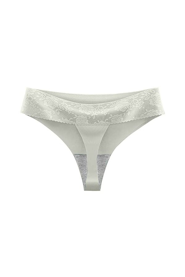 KEIZHUONIQIU Tanga-Strings Tanga de Femme Erothique Slip Respirant Dentelle Patchwork Culotte Creux Out Léopard sous-Vetement