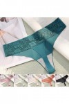 KEIZHUONIQIU Tanga-Strings Tanga de Femme Erothique Slip Respirant Dentelle Patchwork Culotte Creux Out Léopard sous-Vetement
