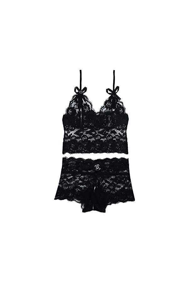 Y29K Style Cadeaux Femmes Sexy Dentelle Lingerie Ensemble Deux Pièces Dentelle Soutien-gorge Et Culotte Ensemble Bralette Vêt